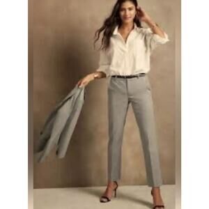 Women’s Banana Republic Ryan Pant Grey Beige Size 6
